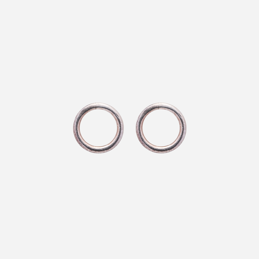 orecchini-unisex-fractals-argento-bianco-circle-fronte