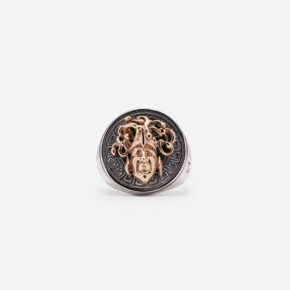 Anello Unisex in argento bianco