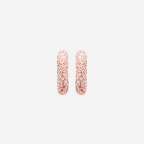 Orecchini da donna in argento bagnato in oro rosa