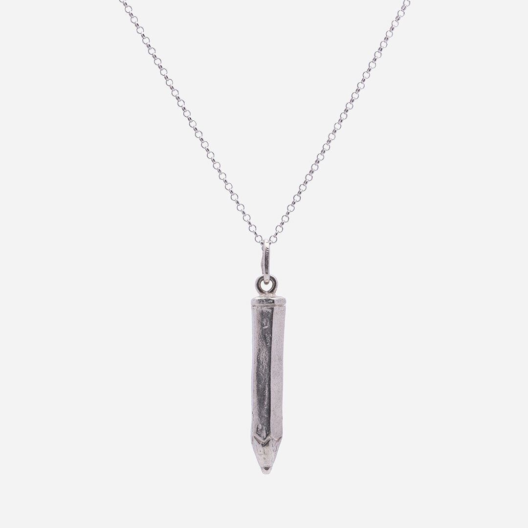 pendenti-collane-massive-pendente-unisex-argento-bianco-matitina-fronte