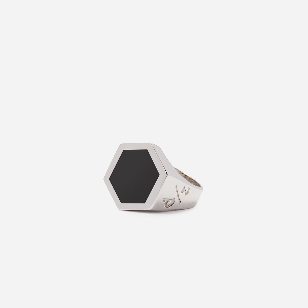 20210622-anelli-unisex-argento-bianco-chevalier-hexagon-sign-mini-smaltato-fronte