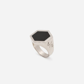 Hexagon Sign Smaltato