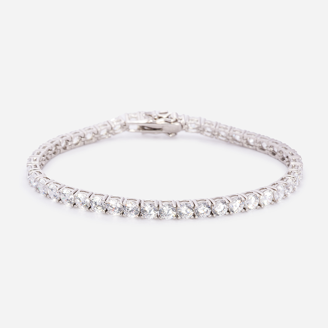 Bracciale_Tennis_Bianco_3mm_frontale Bracciale_Tennis_Bianco_3mm_frontale