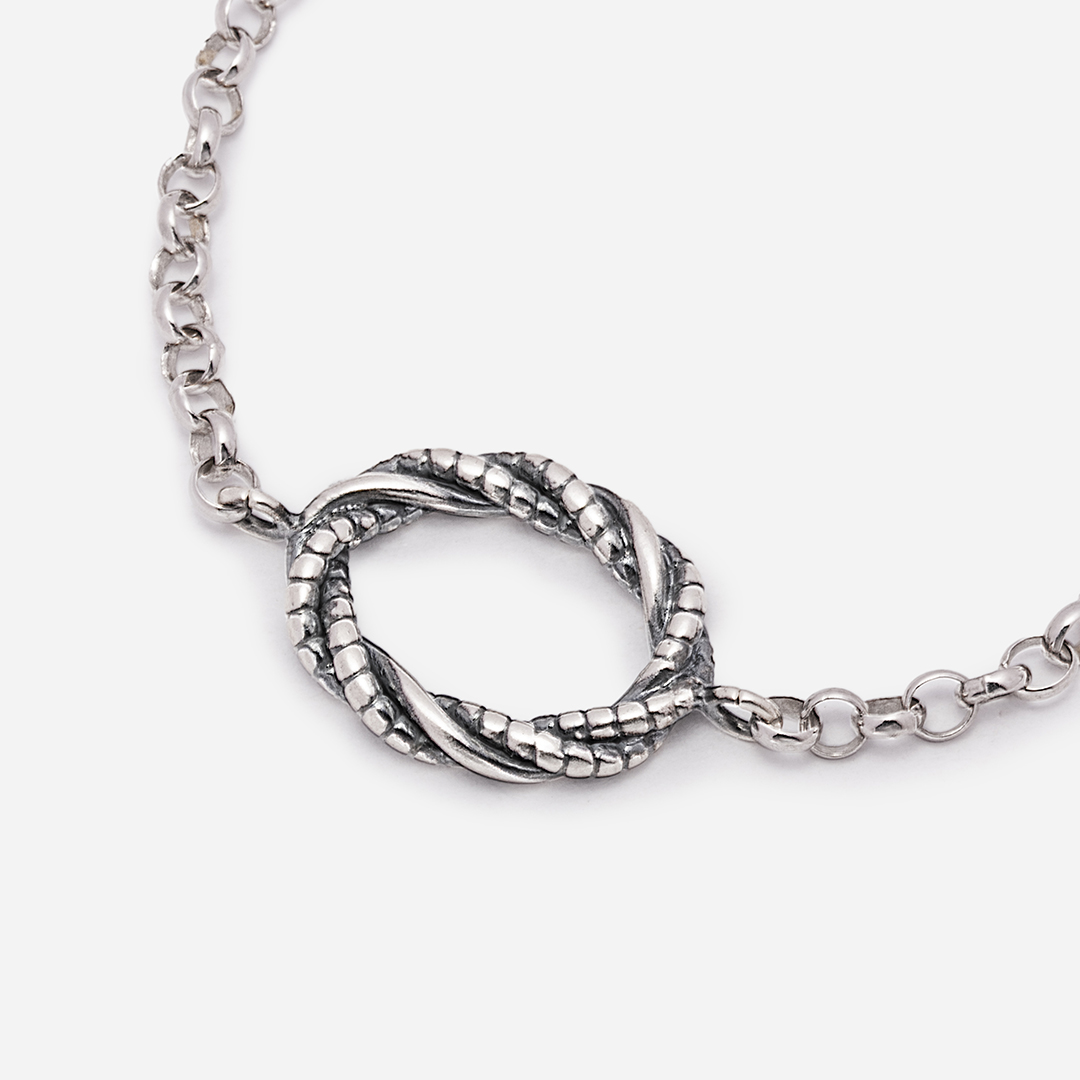 Bracciale ovale torchon