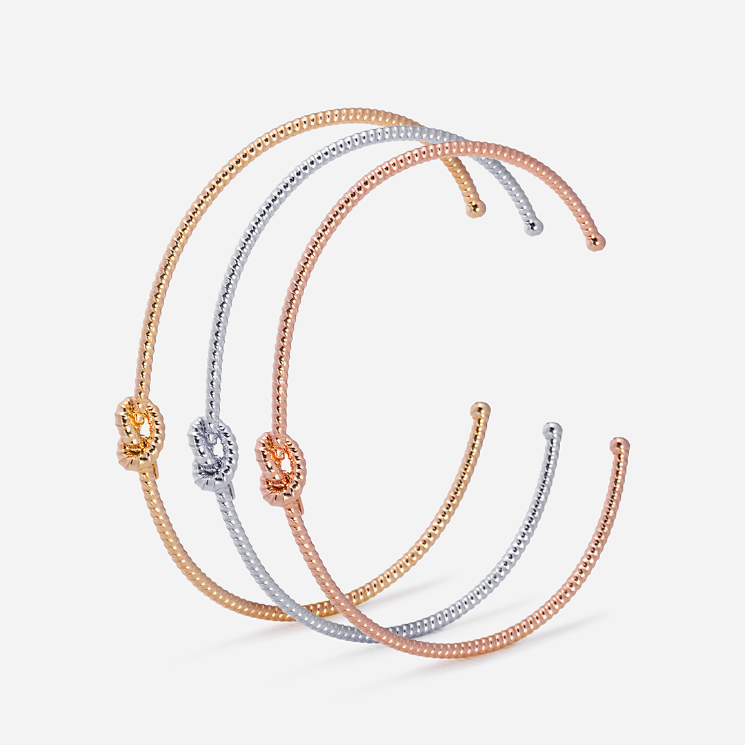 bracciali nodo zigrinato