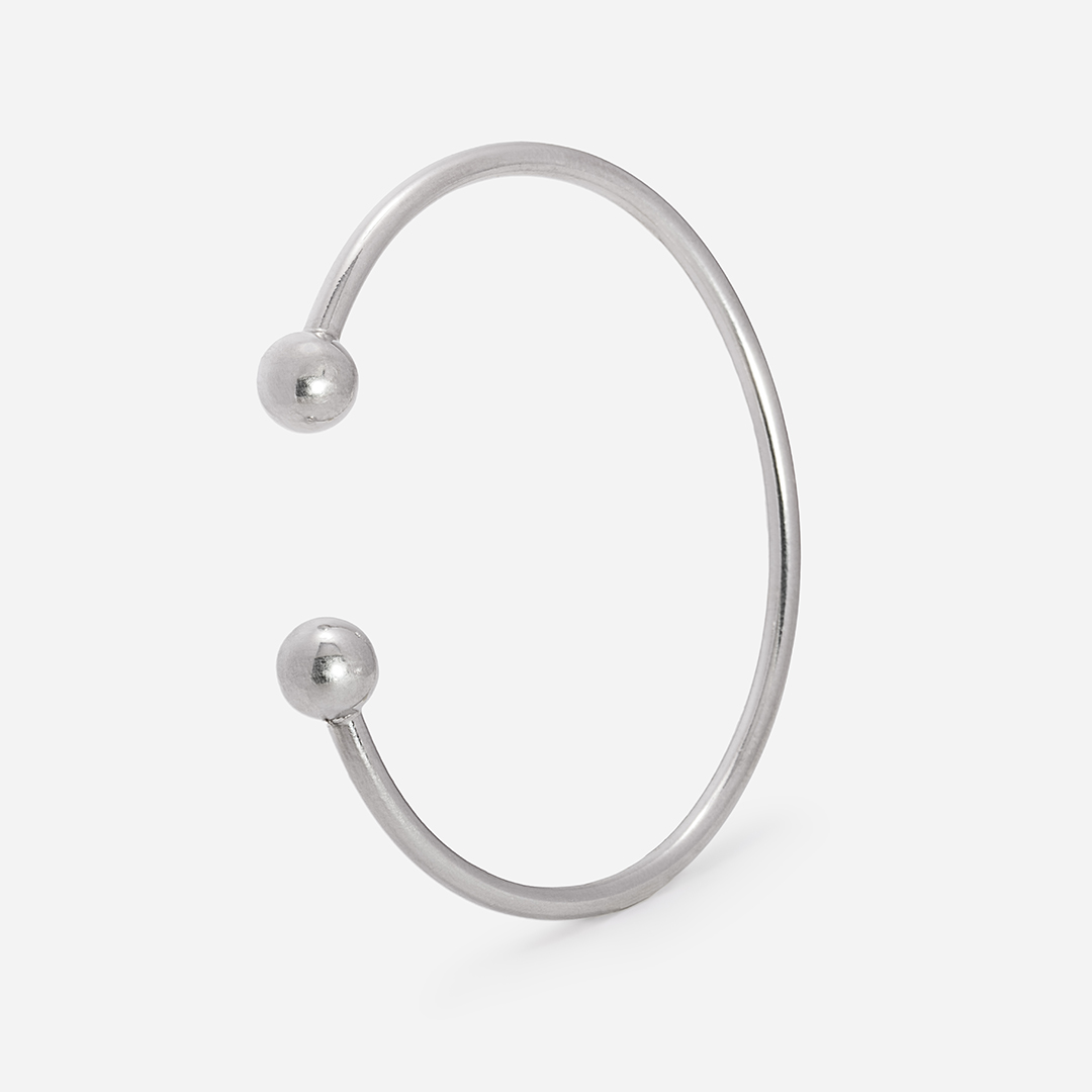 bracciale aperto sfere grandi
