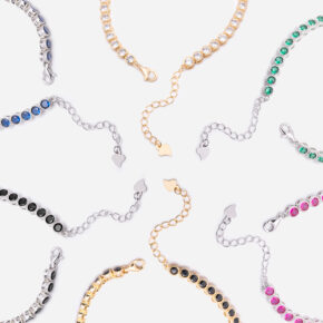 Bracciale Castoni tondi